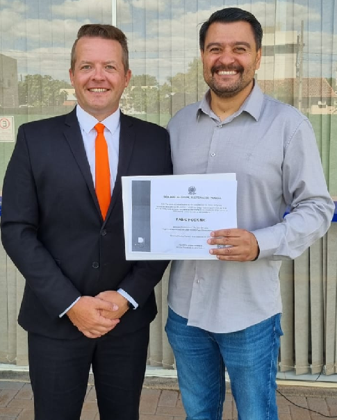 Dr. João Bersch e Policial Fábio