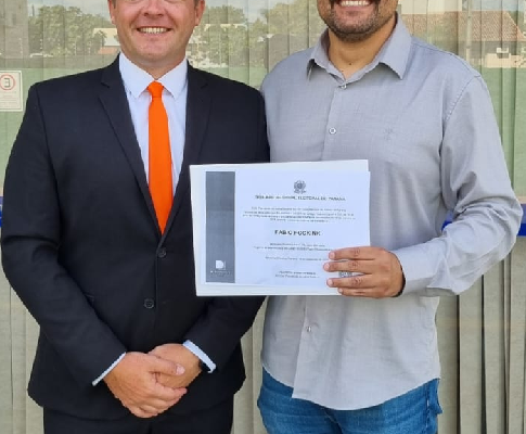 Dr. João Bersch e Policial Fábio