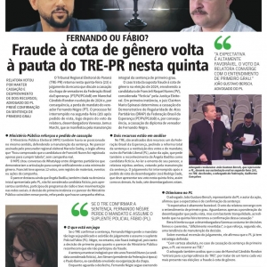 Edição do Jornal Tribuna do Oeste de 23 de outubro de 2025